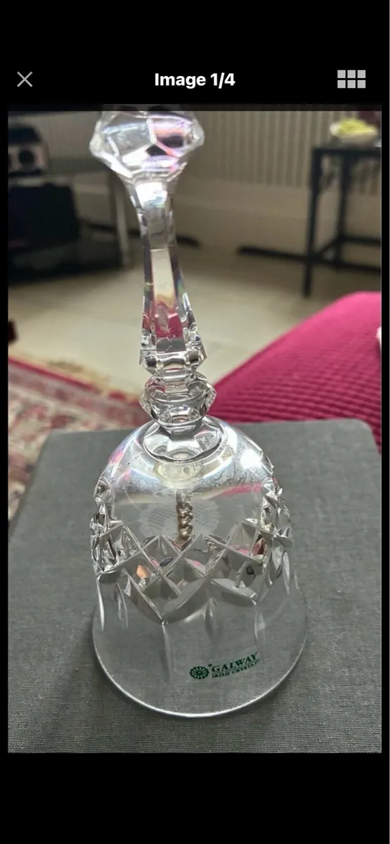 Galway Crystal Bell - Image 1
