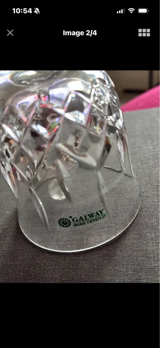 Galway Crystal Bell - Image 2