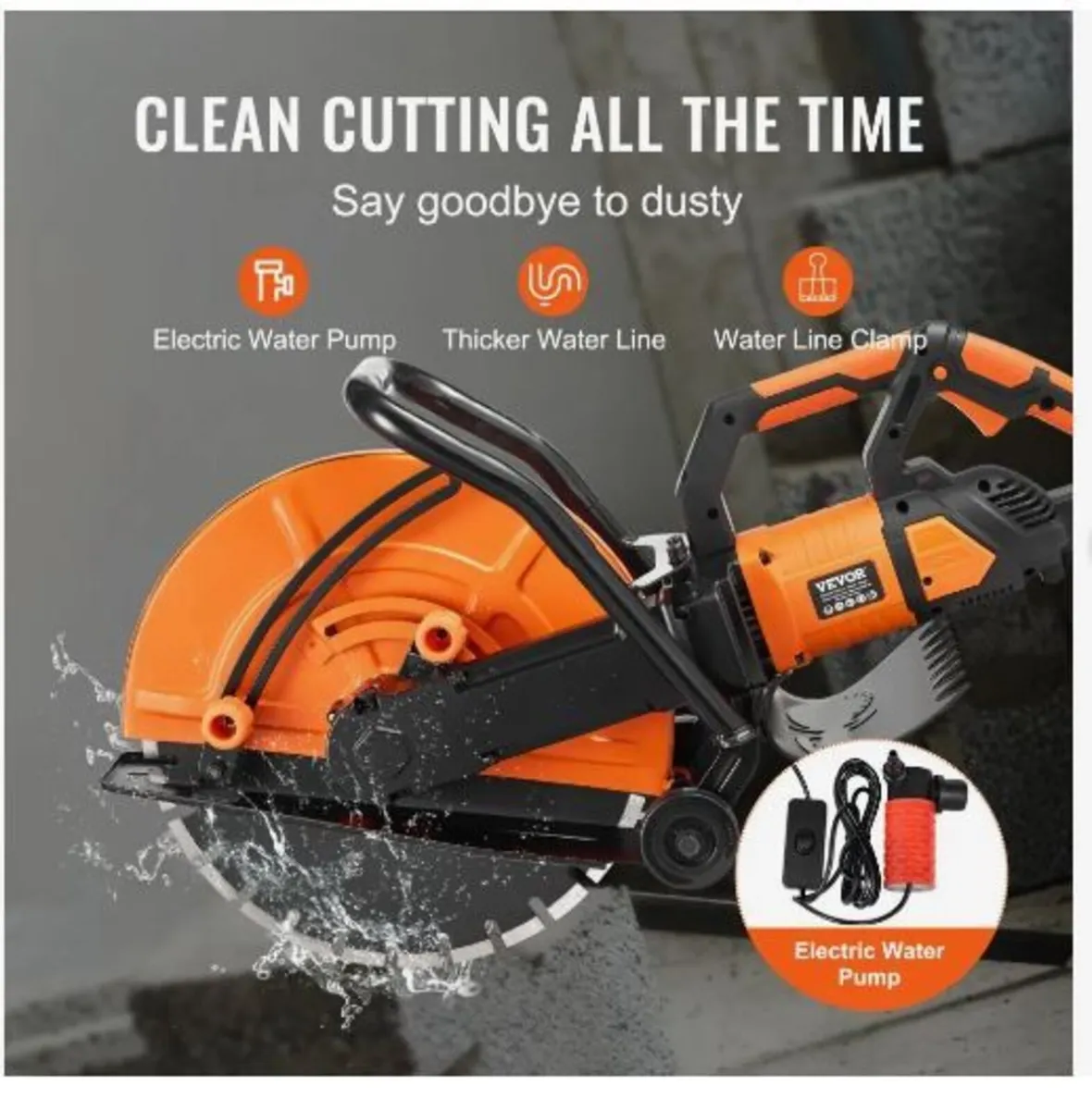 16"/40.6 cm Electric Concrete Saw - Image 2