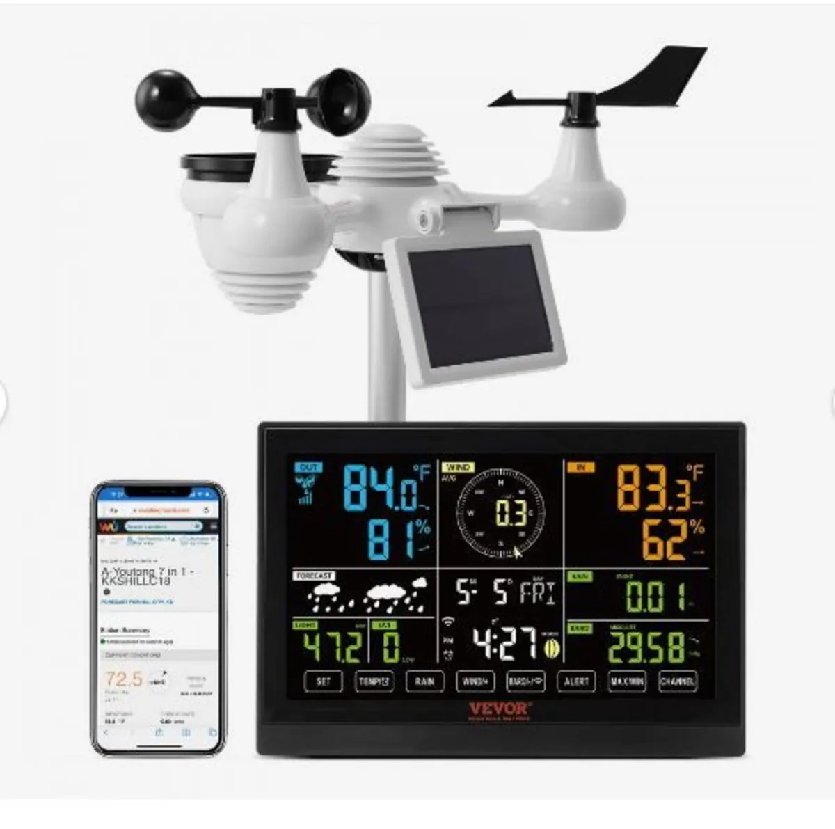 7-in-1 Wi-Fi Weather Station - Image 3