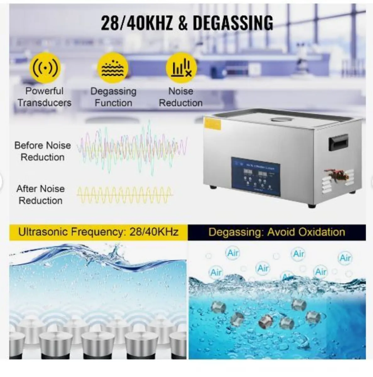 30L Ultrasonic Cleaner Dual Frequency - Image 4