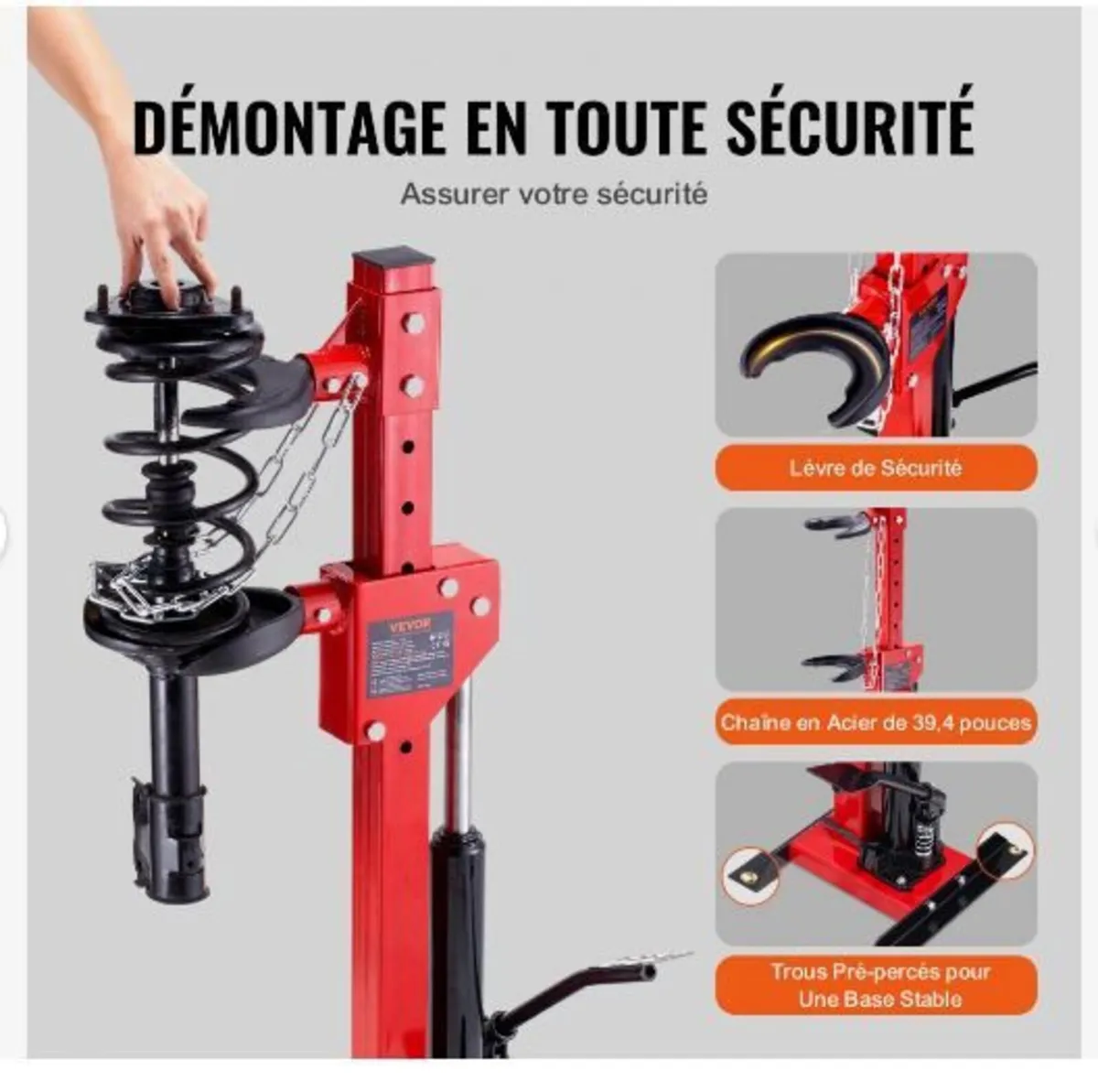 Strut Spring Compressor, 4.5 Ton - Image 4