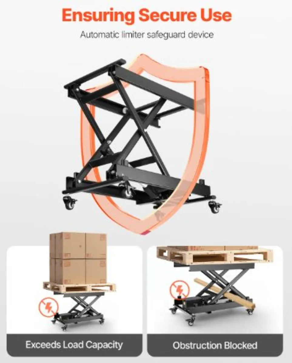 Electric Lift Table,330lbs Capacity Single Scissor - Image 4