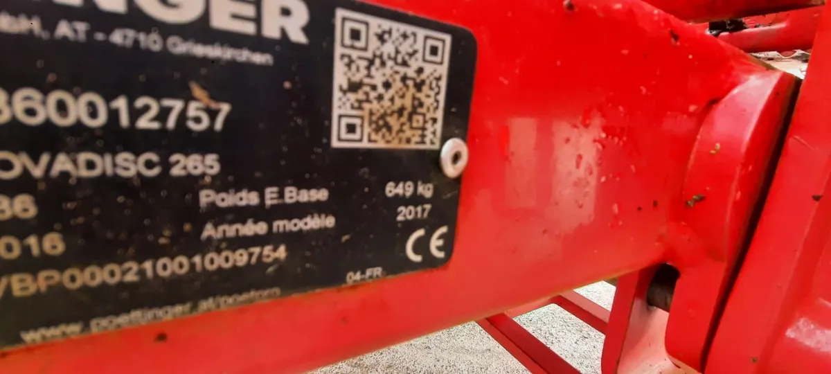 Pottinger novadisc 265 - Image 3