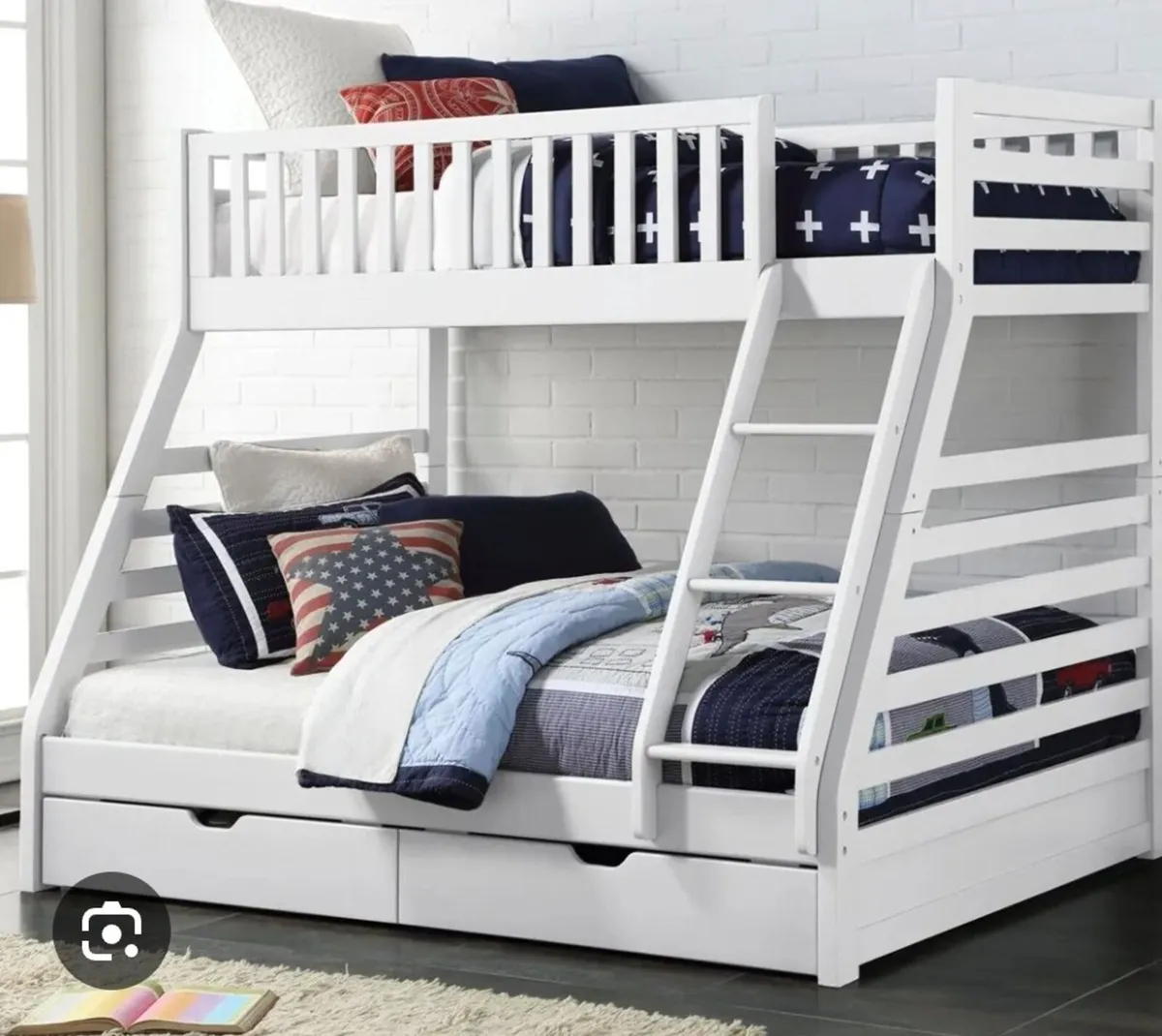 Triple bunk beds ( with drawers) - Image 1