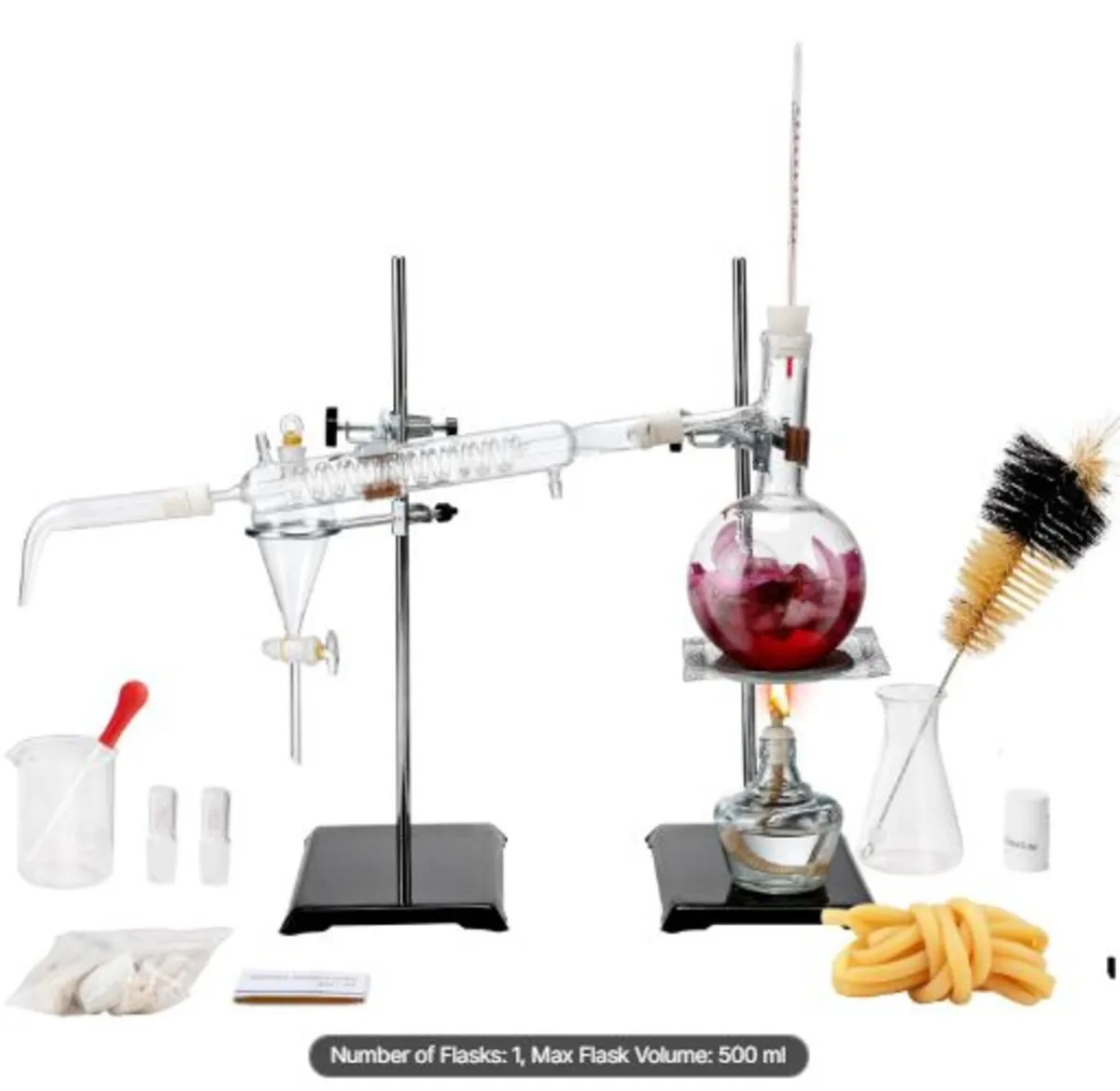 Essential Oil Distillation Kit, 500ml Distillation - Image 1
