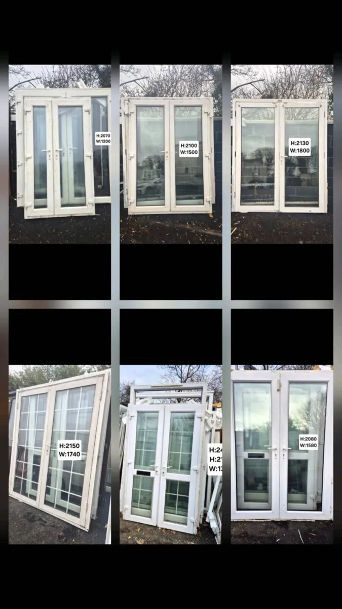 PVC FRENCH DOORS
