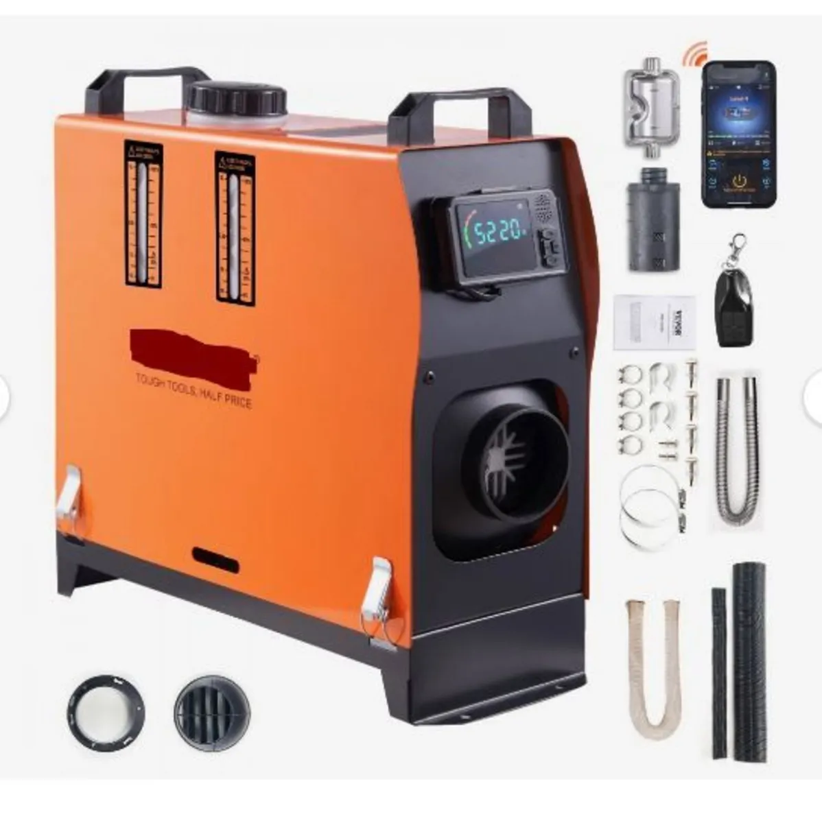 Diesel Air Heater All-in-one 12V 5-8KW Bluetooth - Image 1