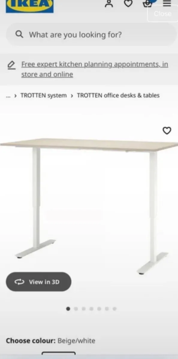 Seating / Standing IKEA desk - Great condition! - Image 3