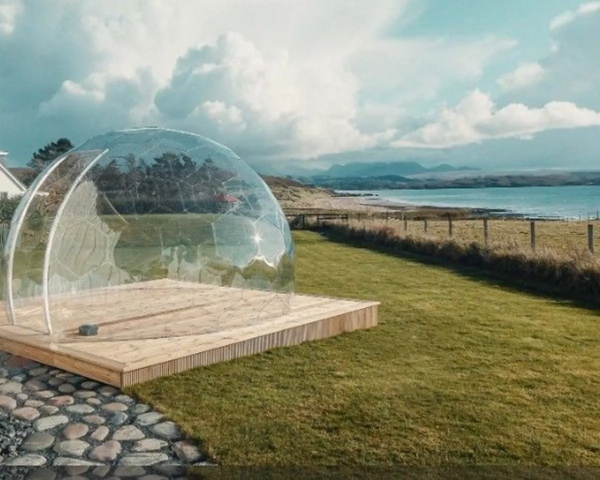 Luxury 3.5m(11.6)ft Clear Dome Igloo Glamping - Image 2