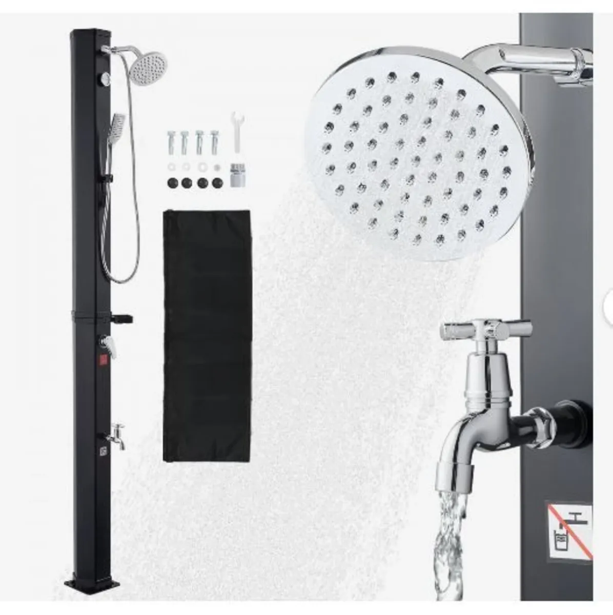 40L Solar Heated Shower - Image 3