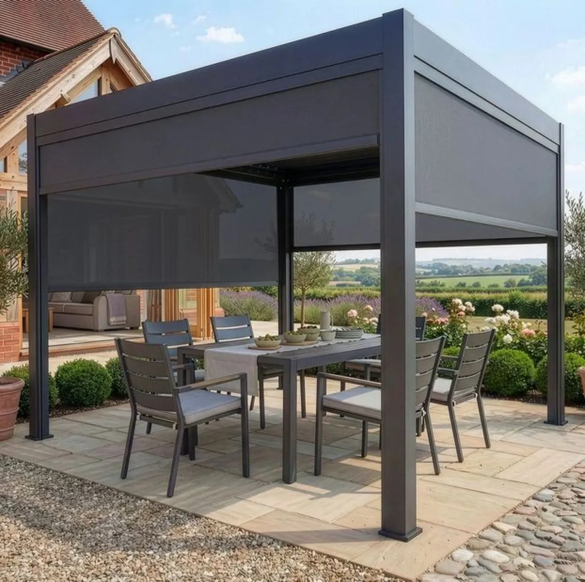 3m x3m Alminium Pergola - Image 1