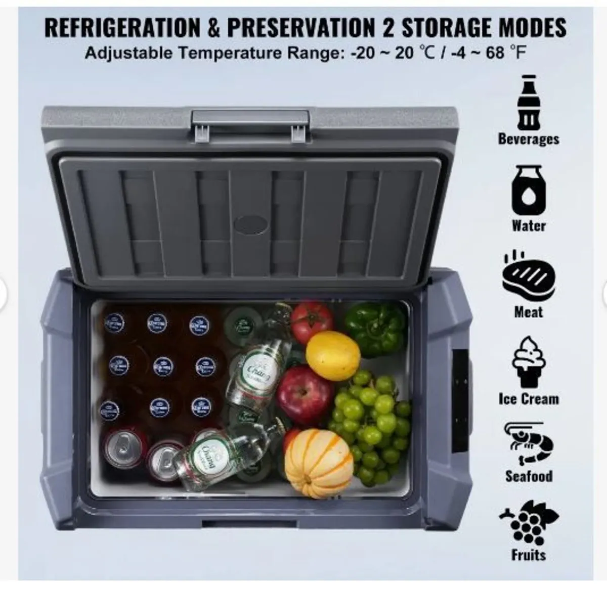 Car Refrigerator, 12 Volt Car Refrigerator Fridge - Image 2