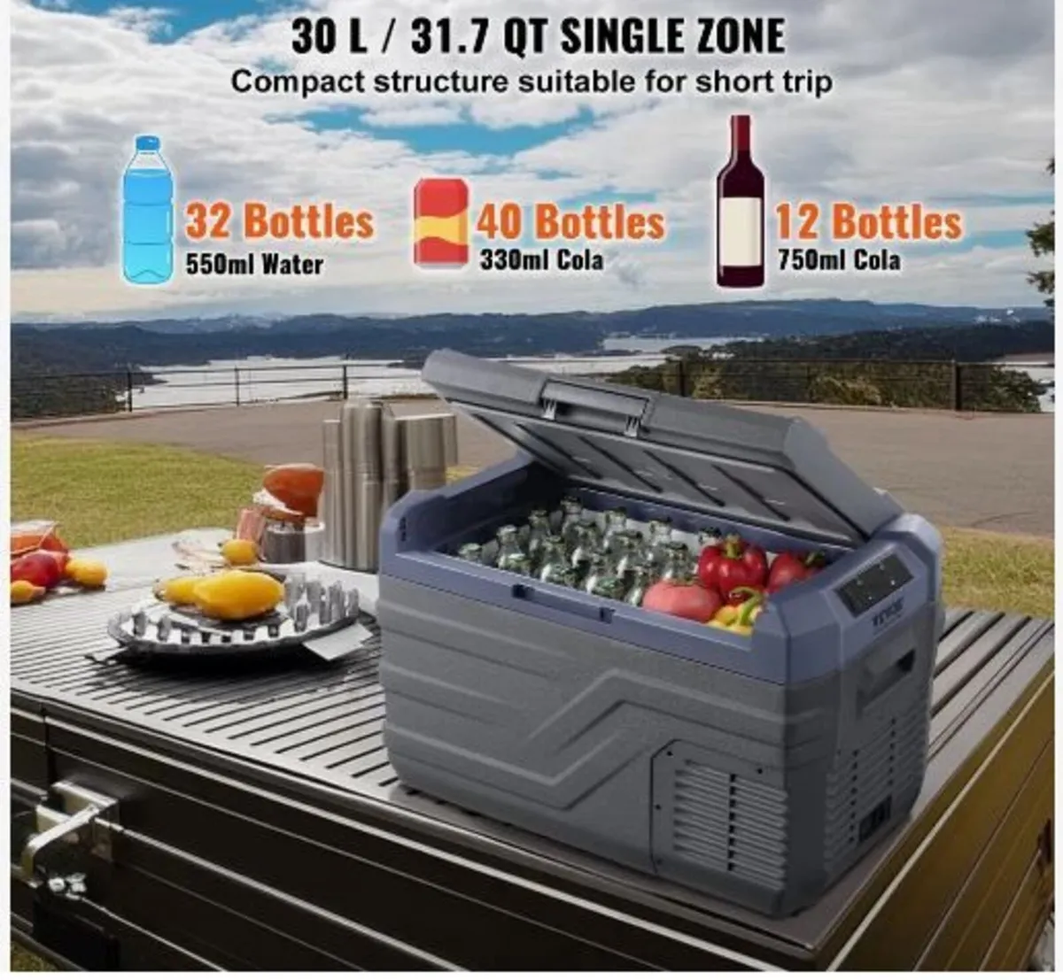 Car Refrigerator, 12 Volt Car Refrigerator Fridge - Image 3