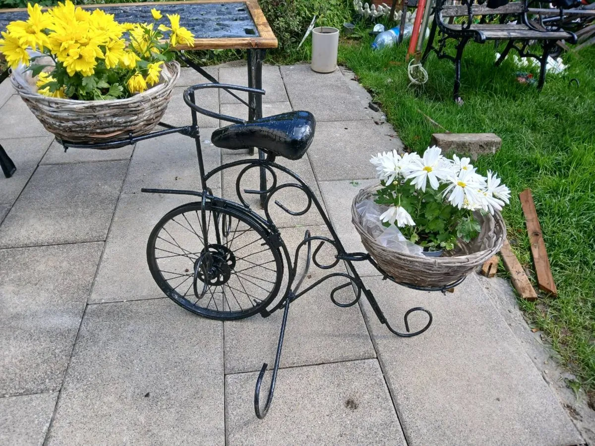 Beautiful unique exquisite handcrafted garden bike - Image 2
