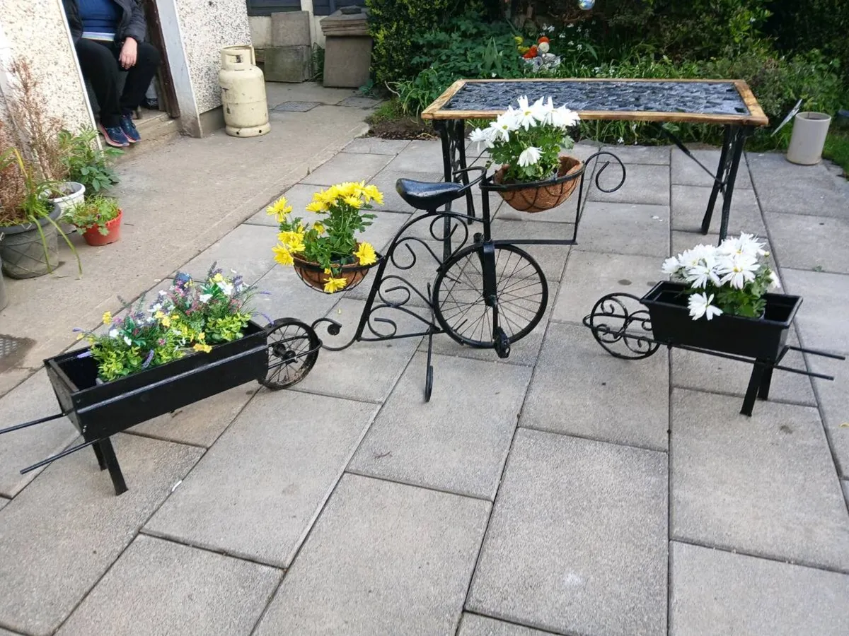 Beautiful unique exquisite handcrafted garden bike - Image 3