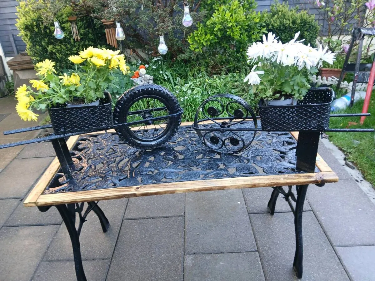 Beautiful unique exquisite handcrafted garden bike - Image 4