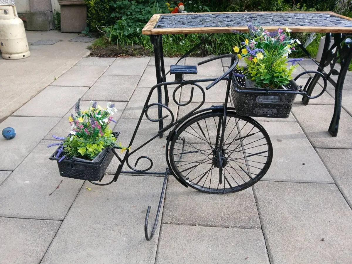Beautiful unique exquisite handcrafted garden bike - Image 1
