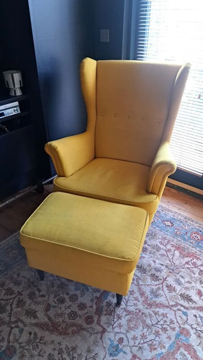 IKEA Standmon armchair & footstool - Image 2