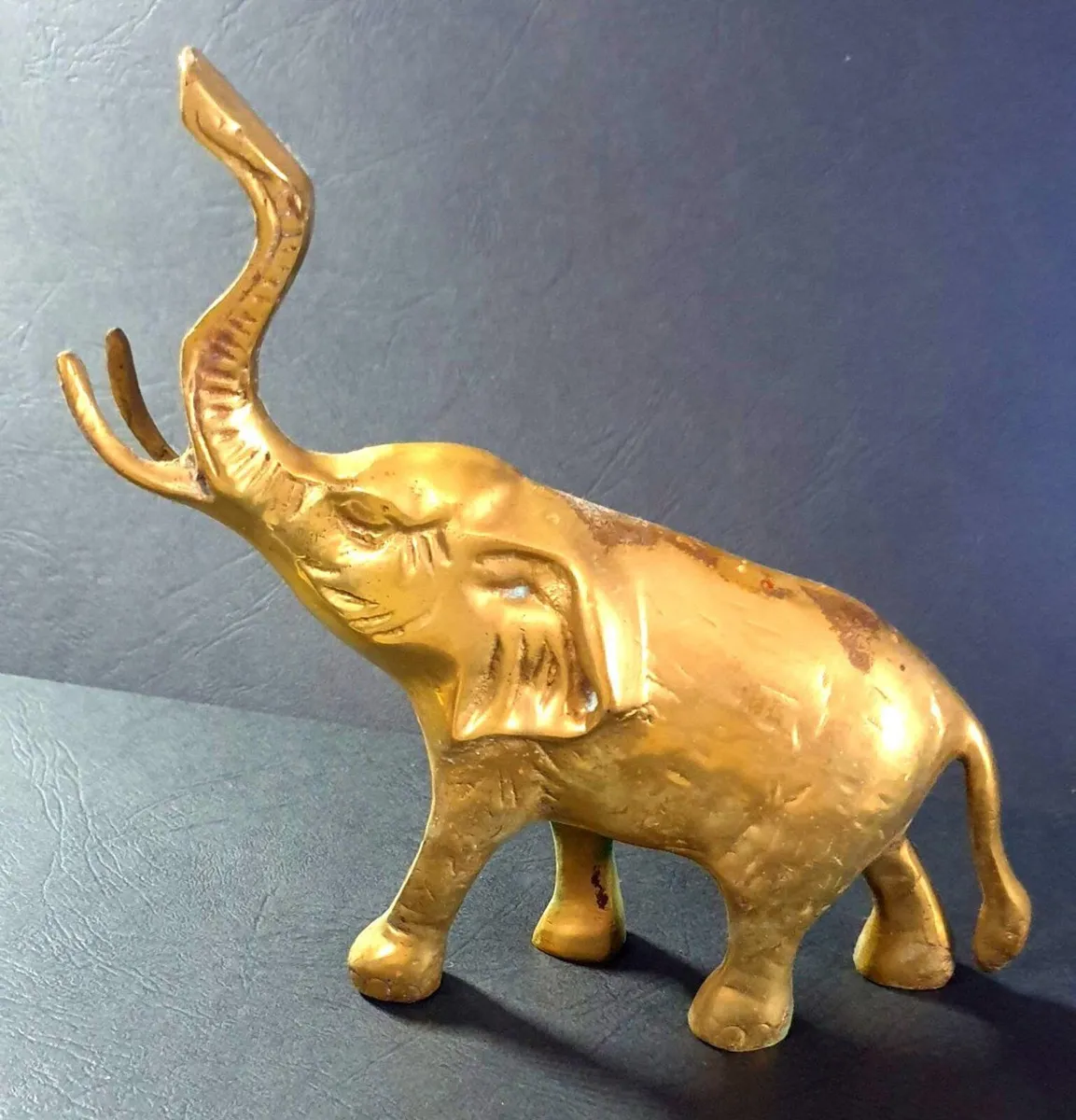 Vintage Brass Elephant - Image 4