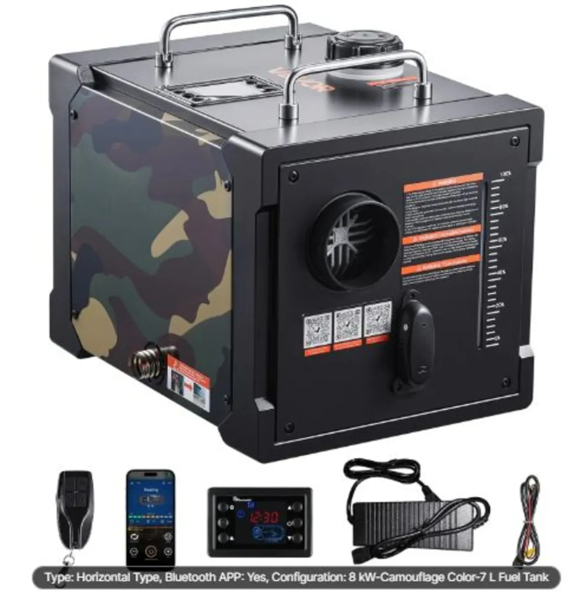 Diesel Heater,5-8KW,DC 12V/24V,All in One Portable - Image 1
