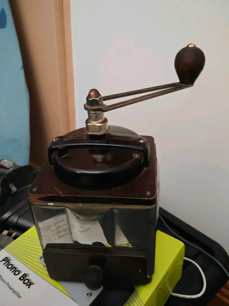 Antique coffee grinder made by Peugeot - Image 1