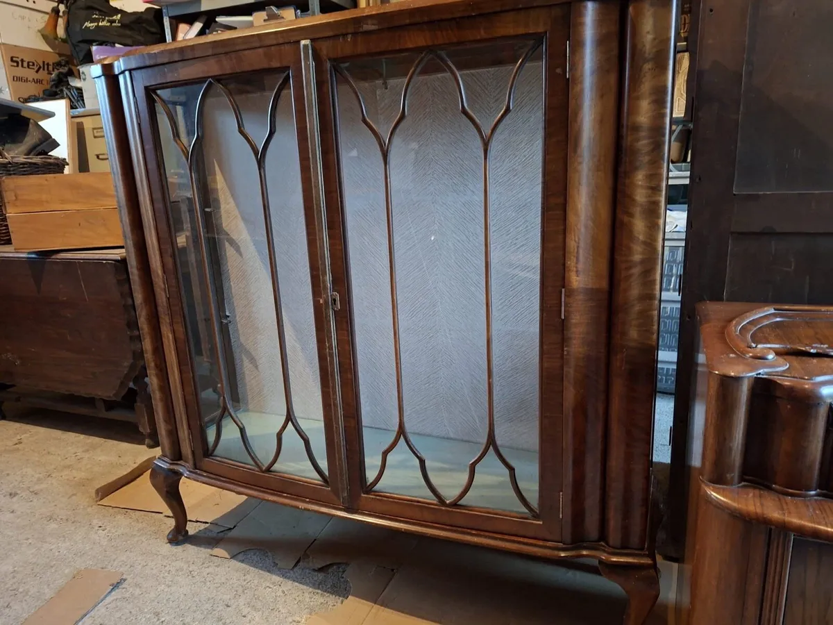 Antique Glass Display Cabinet - Image 3