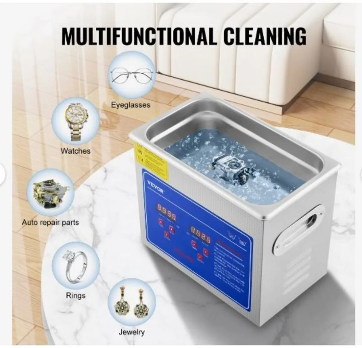 Professional Ultrasonic Cleaner, 2.85 L - Image 1