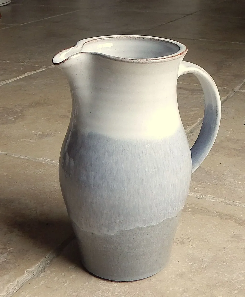 Woburn Pottery Glazed Pitcher & 6 Goblets - Image 3