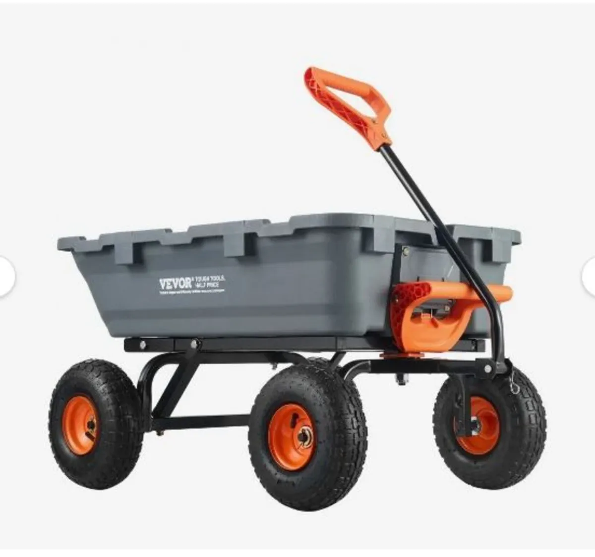 Poly Garden Dump Cart Heavy-duty Yard Carts - Image 4