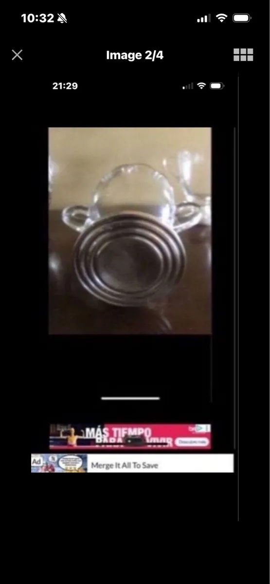 Antique Silver Weighted Milk & Sugar Bowls - Image 2
