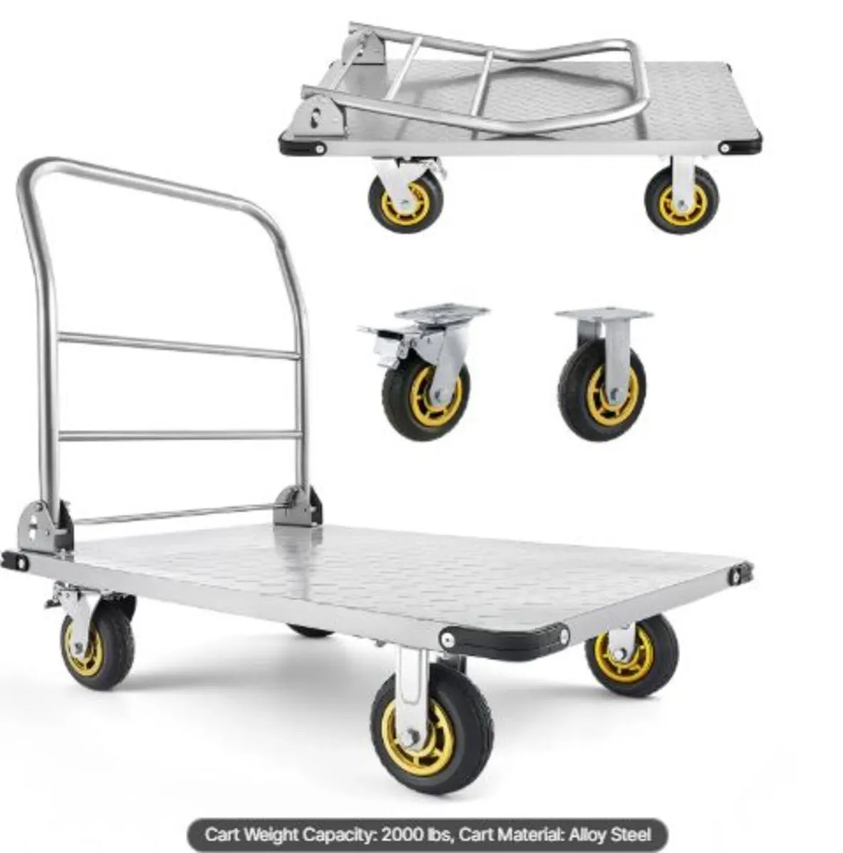 Platform Truck, 907.18 kg Capacity, Heavy Duty - Image 1