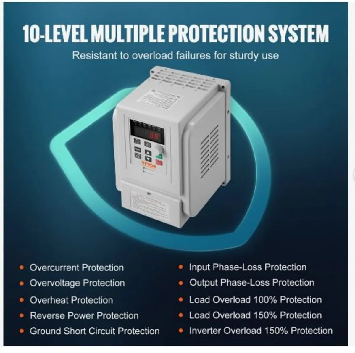 VFD 2.2KW 10A 3HP Variable Frequency Drive - Image 2