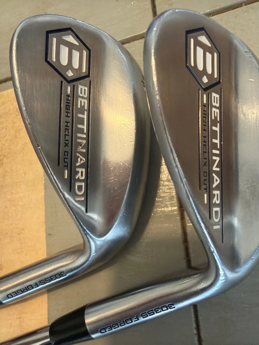 Bettinardi high-helix cut, 303SS forged, €95 each. - Image 1