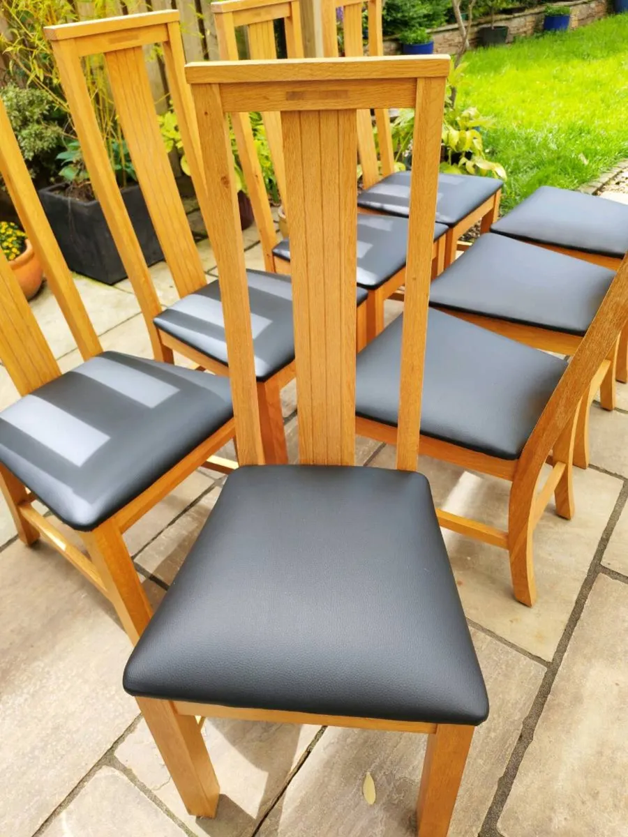 8 kitchen dining chairs - Image 3