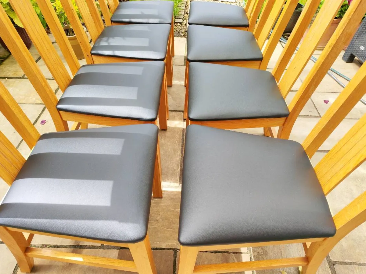 8 kitchen dining chairs - Image 4