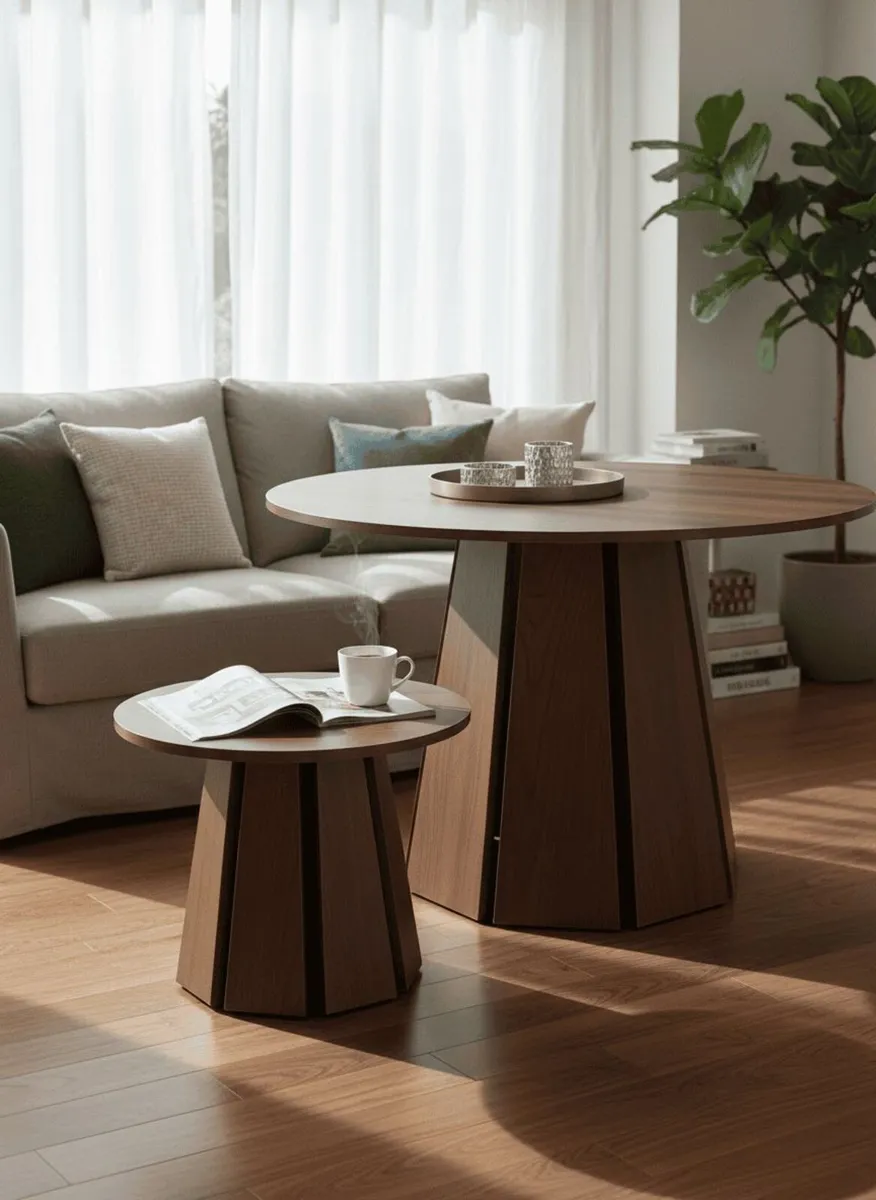 Cascade Duo Coffee Tables – Anti‑Scratch Laminated - Image 2