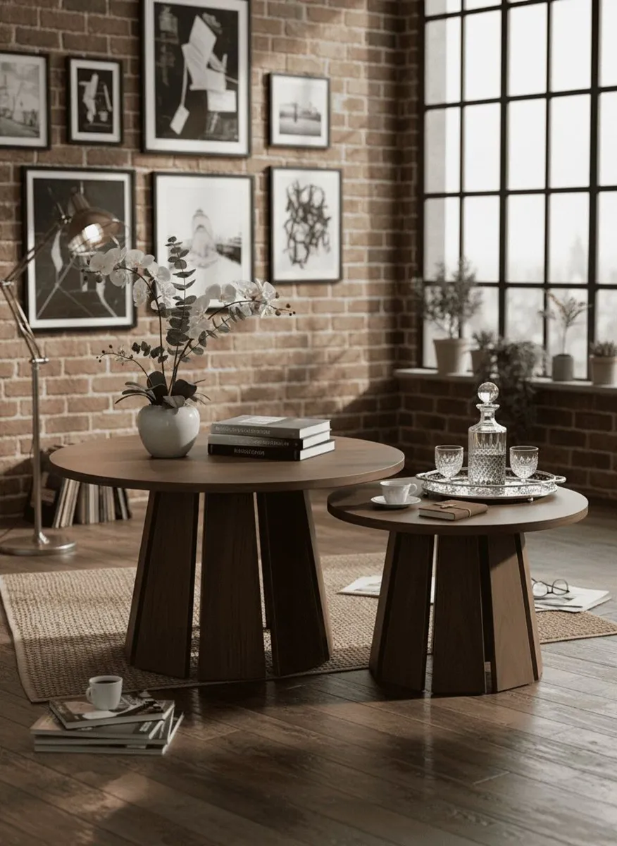 Cascade Duo Coffee Tables – Anti‑Scratch Laminated - Image 3
