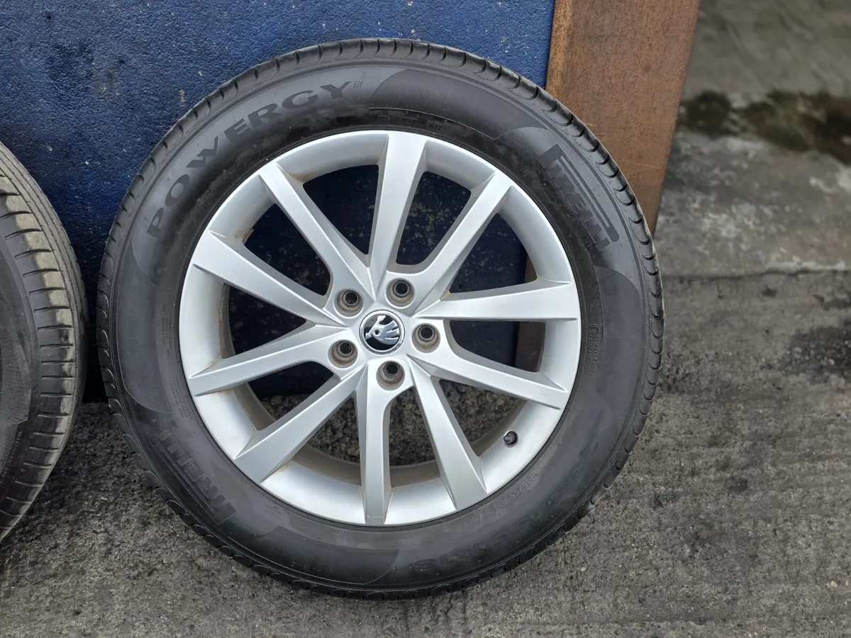 #75 Genuine Skoda 18" Alloys 5X112 - Image 3