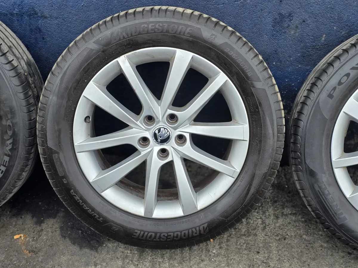 #75 Genuine Skoda 18" Alloys 5X112 - Image 2