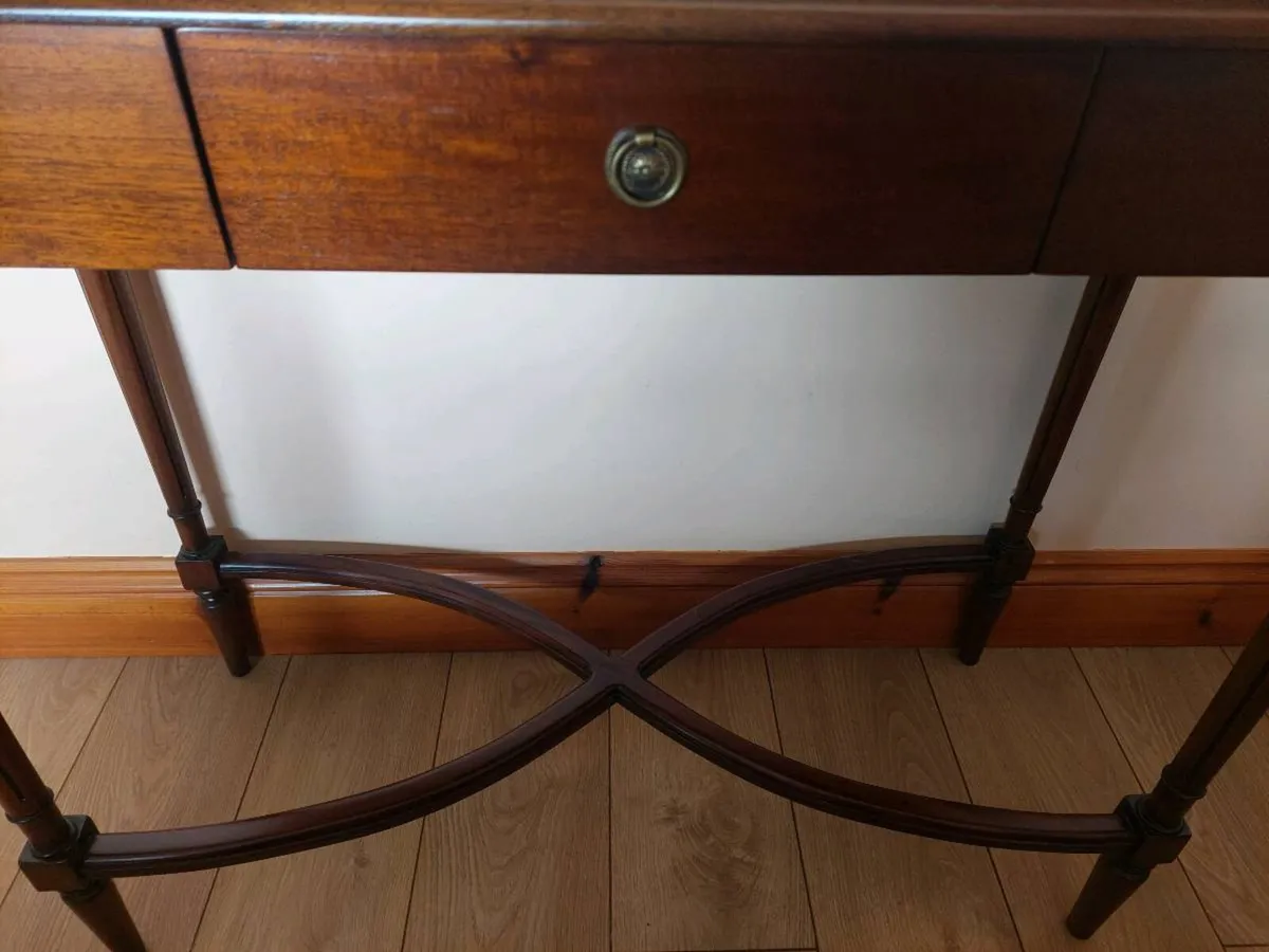 Mahogany hall console - Image 3