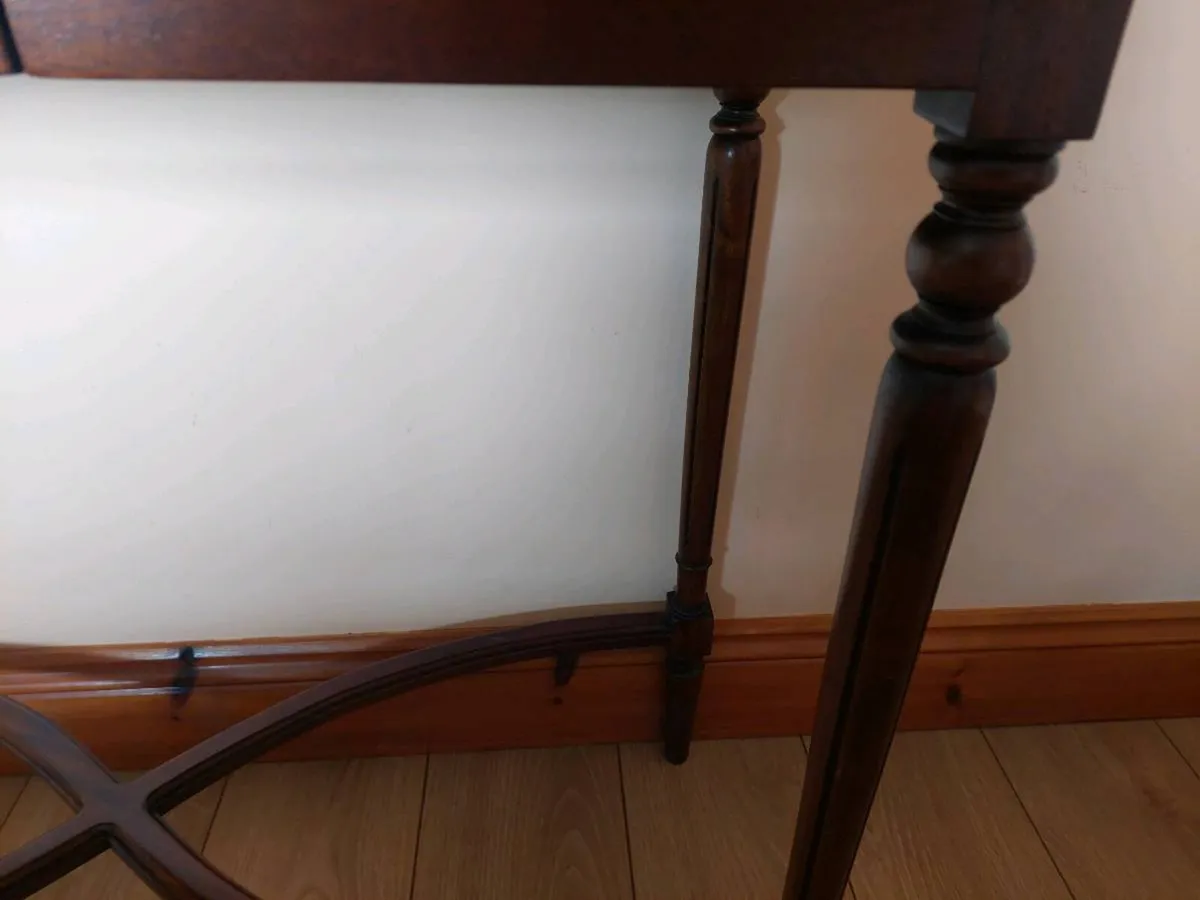 Mahogany hall console - Image 4