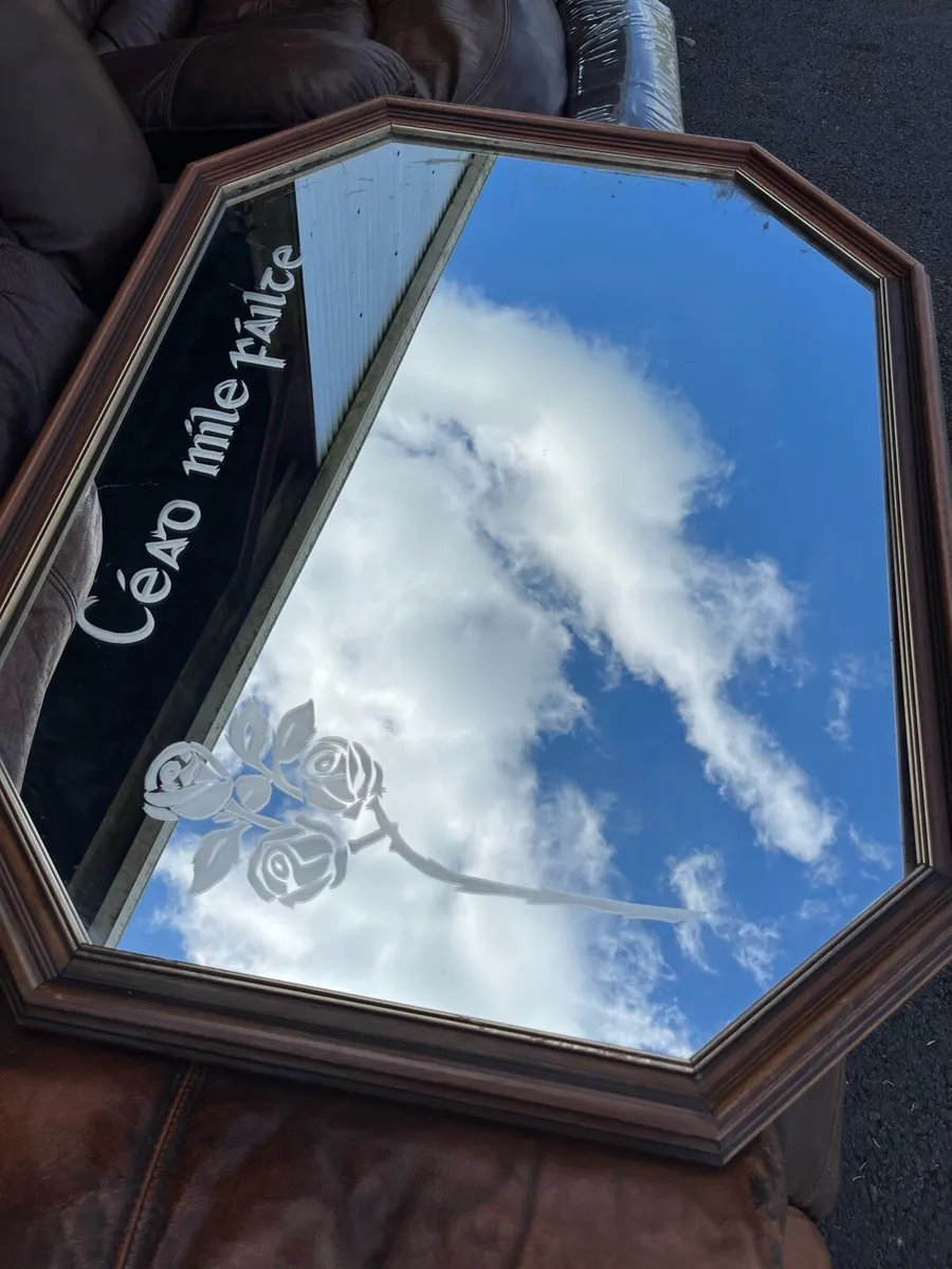 Vintage Octagonal Mirror