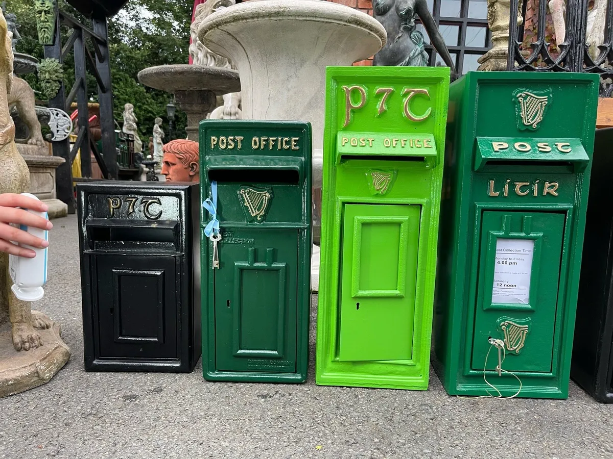 Irish post box building into wall - Image 3