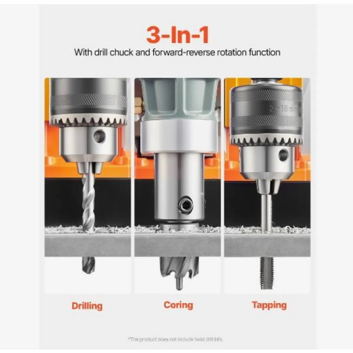 Magnetic Drill, 1450W - Image 4