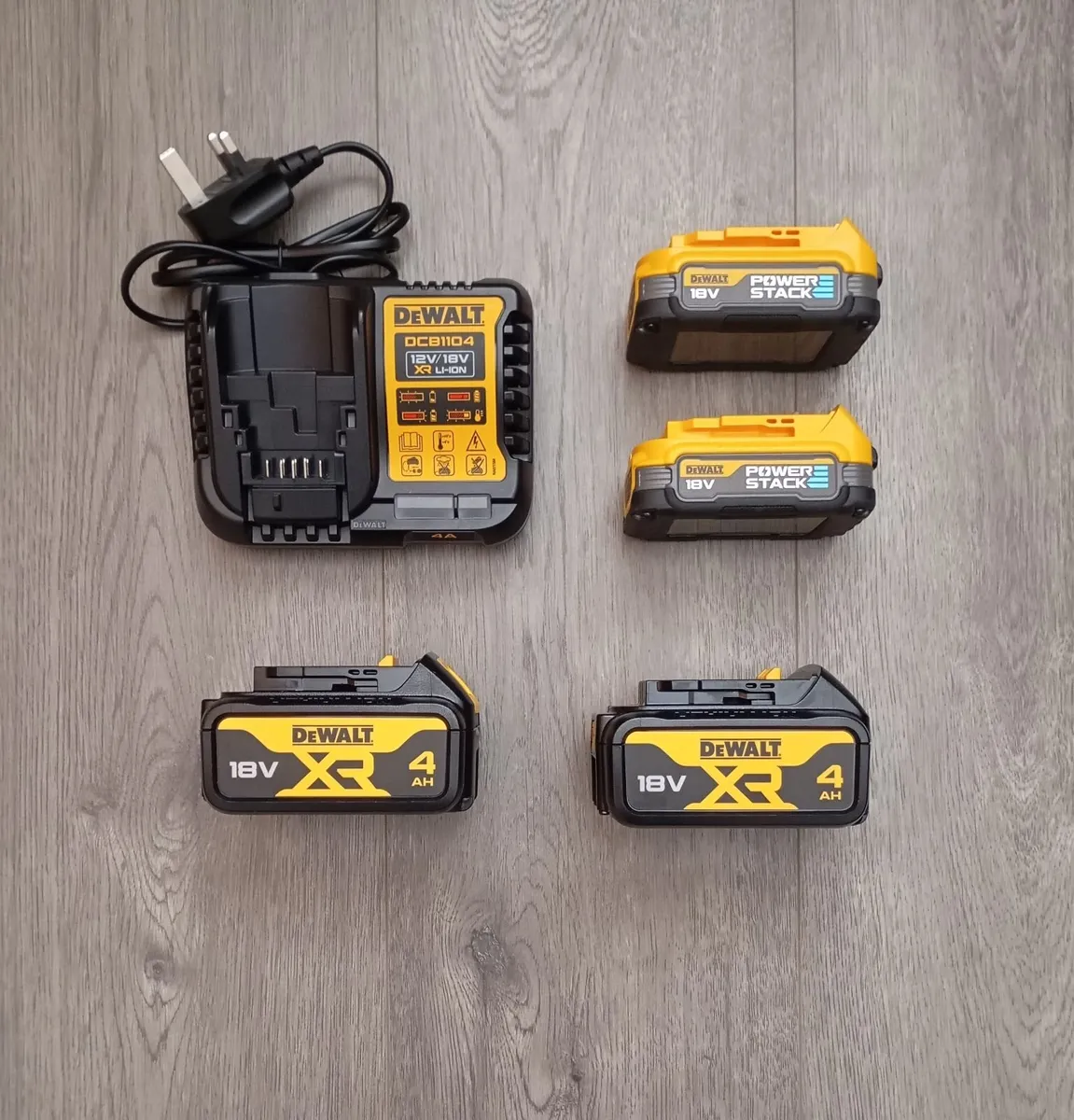 DeWalt Batteries and Charger(New)