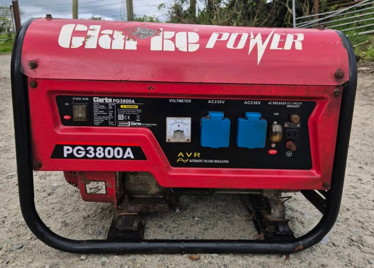 Generator Clake Power PG3800A - Image 1