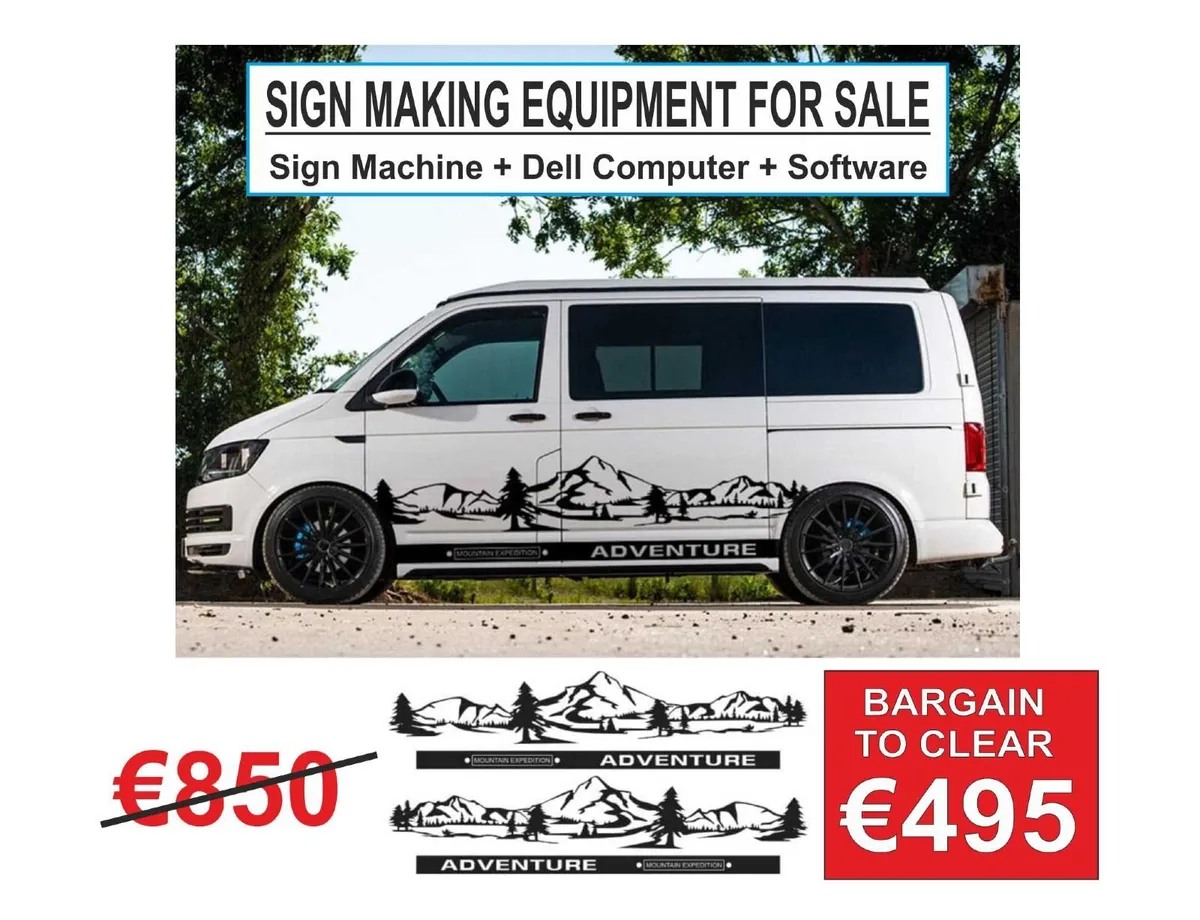 BARGAIN - SIGN MAKING EQUIPMENT FOR SALE - Image 1