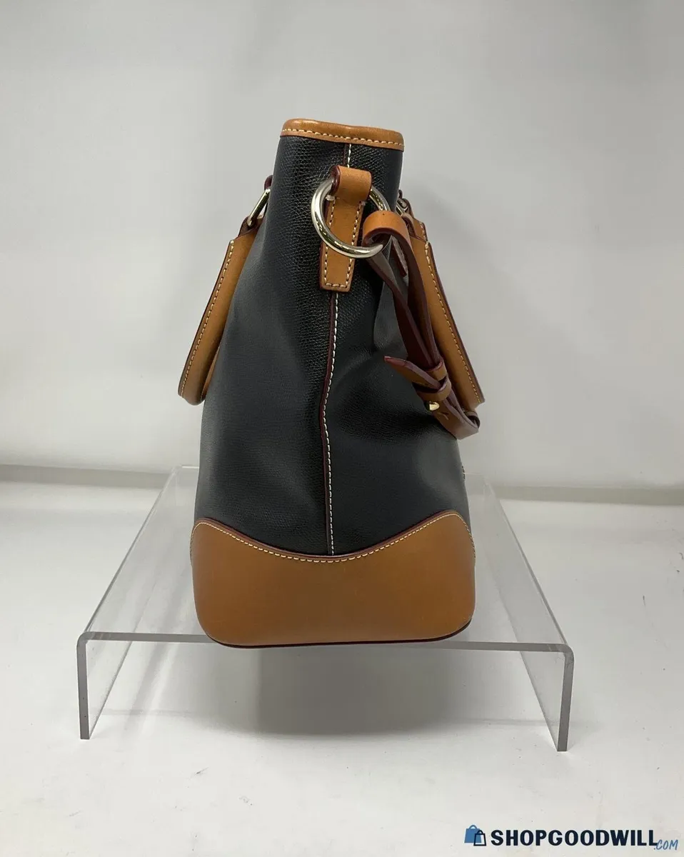 DOONEY & BOURKE Textured Leather Shoulder Bag - Image 3