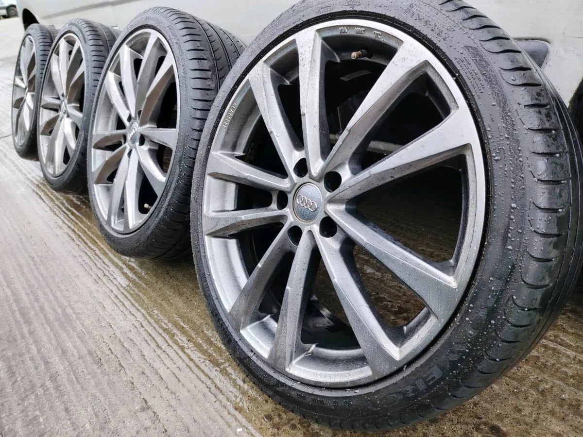 19" grey alloys for Audi with Pirelli tyres - Image 1